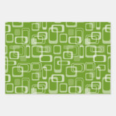 Koel retro moskeeën terug naar het 60-patroon inpakpapier vel (Voorkant 2)