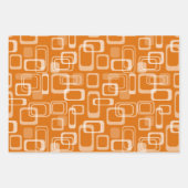 Koel retro moskeeën terug naar het 60-patroon inpakpapier vel (Voorkant)