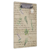 Koel retro planten en kruid Rustisch met tekstontw Klembord (Rechts)