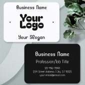 Koel Retromodern | Wit & Zwart Visitekaartje