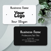 Koel Retromodern | Wit & Zwart Visitekaartje