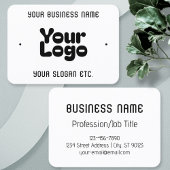 Koel Retromodern | Wit & Zwart Visitekaartje