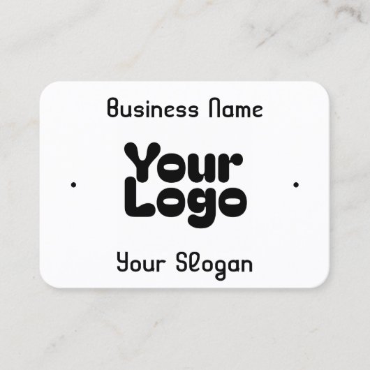 Koel Retromodern | Wit & Zwart Visitekaartje (Voorkant)