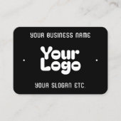 Koel Retromodern | Zwart-wit Visitekaartje (Voorkant)