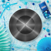 Koel roestvrij staal metaal #106 papieren bordje (Feest)