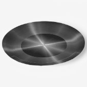 Koel roestvrij staal metaal #106 papieren bordje (Gekanteld)