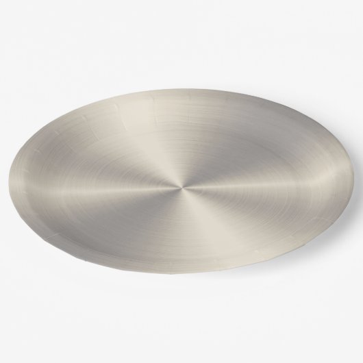 Koel roestvrij staal metaal #99 papieren bordje