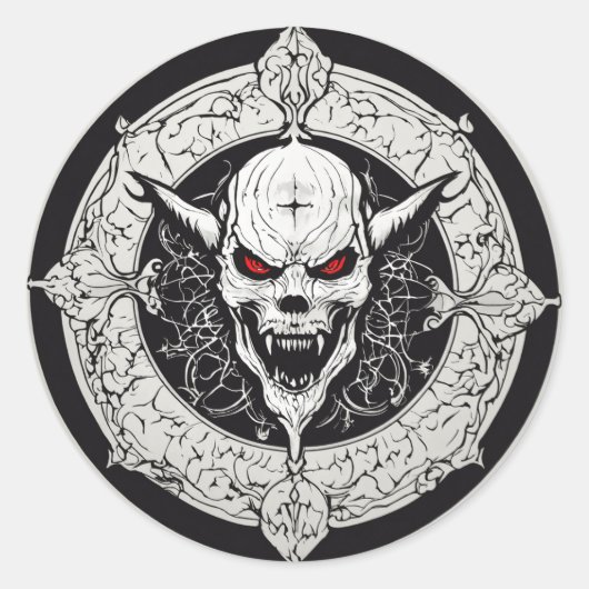 koel ronde sticker (Voorkant)