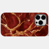 Koel rood goud marmer Case-Mate iPhone case (Achterkant (horizontaal))