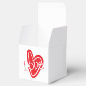 Koel Rood Hart Met LIEFDE Bedankdoosjes (Geopend)