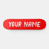 Koel Rood Persoonlijk Skateboard (Horizontaal)