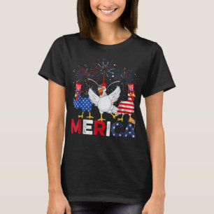 Koel Rooster met zonnebrillen  Kip T-shirt