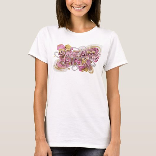 Koel Roze DROOM ROZE Shirt Ontwerp (Voorkant)