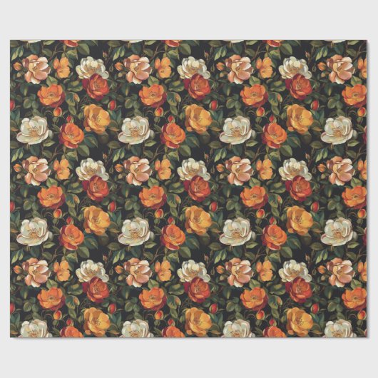 Koel roze fantasie inpakpapier (Vlak)