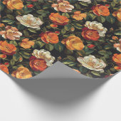 Koel roze fantasie inpakpapier (Hoek)