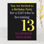 Koel Roze Geel 13 de Uitnodigingskaart van de Part Kaart (Gele Bloem)