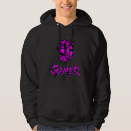 Koel Roze Geometrische Gamer Hoodie