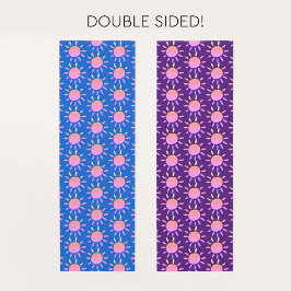 Koel Roze gradiënt Sun Patroon met dubbel zond Yogamat