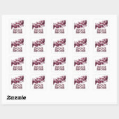 Koel Roze HOND MOEDER Sticker Grafisch (Vel)