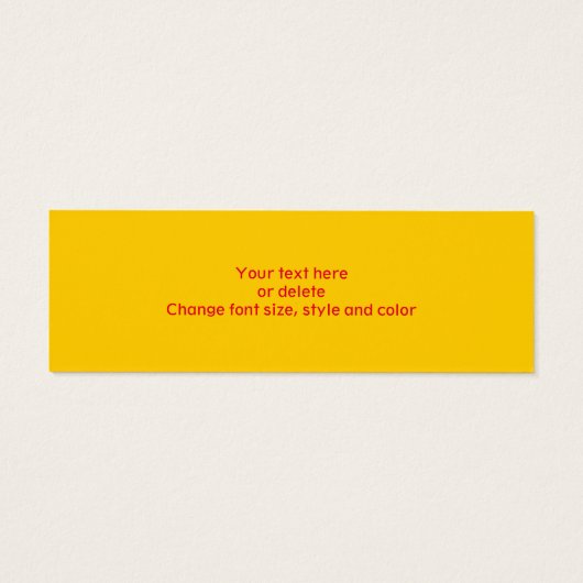 Koel Rubber Duckies Mini Bladwijzer Mini Visitekaartjes (Achterkant)