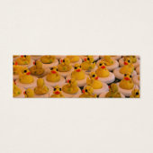 Koel Rubber Duckies Mini Bladwijzer Visitekaartjes (Voorkant)