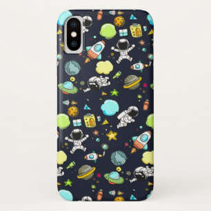 Koel ruimtethema - Astronauts & raketschilden Case-Mate iPhone Case