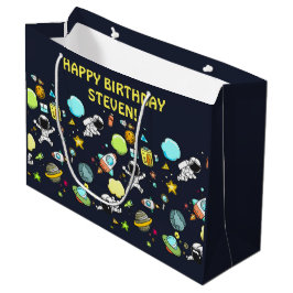 Koel ruimtethema - Astronauts & raketschilden Groot Cadeauzakje