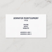 Koel ruimtethema - Astronauts & raketschilden Visitekaartje (Achterkant)