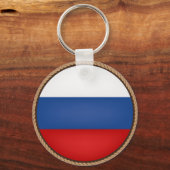 Koel Russisch vlaggenzegel Sleutelhanger (Voorkant)