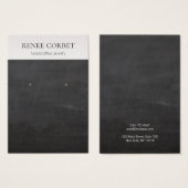 Koel  Rustic Black Earring Display Kaart (Voorkant /achterkant)