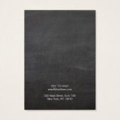 Koel  Rustic Black Earring Display Kaart (Achterkant)