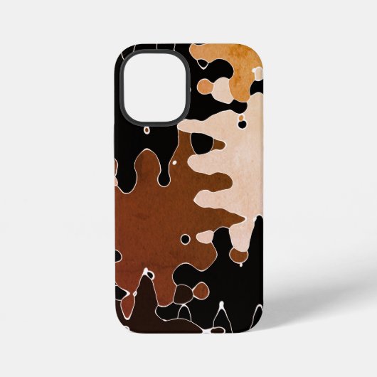 Koel rustieke herfstkleuren iPhone hoesje (Achterkant)