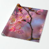 Koel Sakura-bloemen op een Cherry-boom Cadeaupapier (Uitgerold)