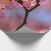 Koel Sakura-bloemen op een Cherry-boom Cadeaupapier (Hoek)