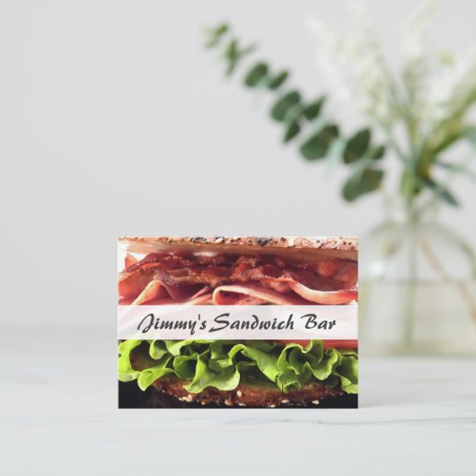 Koel Sandwich-winkel - Visitekaartje (Staand voorkant)