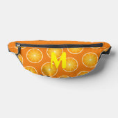 Koel Sappig Oranje geel fruitplakjes Monogram Heuptasje (Liggend)