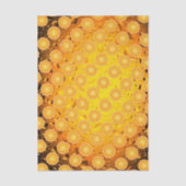 Koel sappig sinaasappelfruit plakjes patroon water tissuepapier (Voorkant)