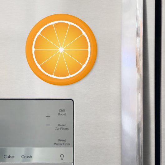 Koel sappig sinaasappelfruit schijfje magneet (Insitu (Koelkast))