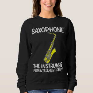 Koel saxofone voor mannen Jazz Player marsen Trui