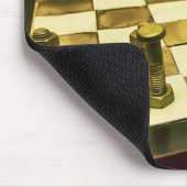 Koel schaakbord met noten en Bolts Muismat (Hoek)