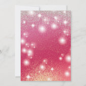 Koel Schattige Masquerade charmant glittery ombre Kaart (Achterkant)