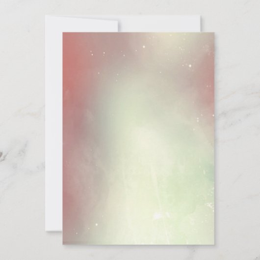 Koel Schattige Masquerade charmant glittery ombre Kaart (Achterkant)