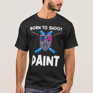 Koel schildpad voor mannen Verf tactiek T-shirt