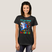 Koel Shark Goodbye 2e graad Afstuderen Hallo 3e T-shirt (Voorkant volledig)