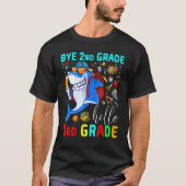 Koel Shark Goodbye 2e graad Afstuderen Hallo 3e T-shirt (Voorkant)