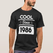 Koel sinds 1986, geboortedag t-shirt (Voorkant)