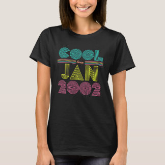 Koel sinds januari 2002 21e Mannen van de Birthday T-shirt