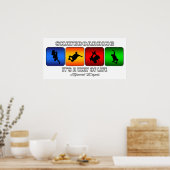 Koel skateboarden Het is een manier van leven Poster (Keuken)