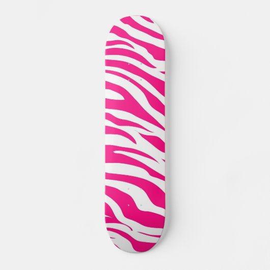 Koel skateboards for Girls Hot Pink Zebra Stripe (Voorkant)