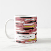 Koel slangenpatroon - Jouw naam toevoegen Koffiemok (Links)